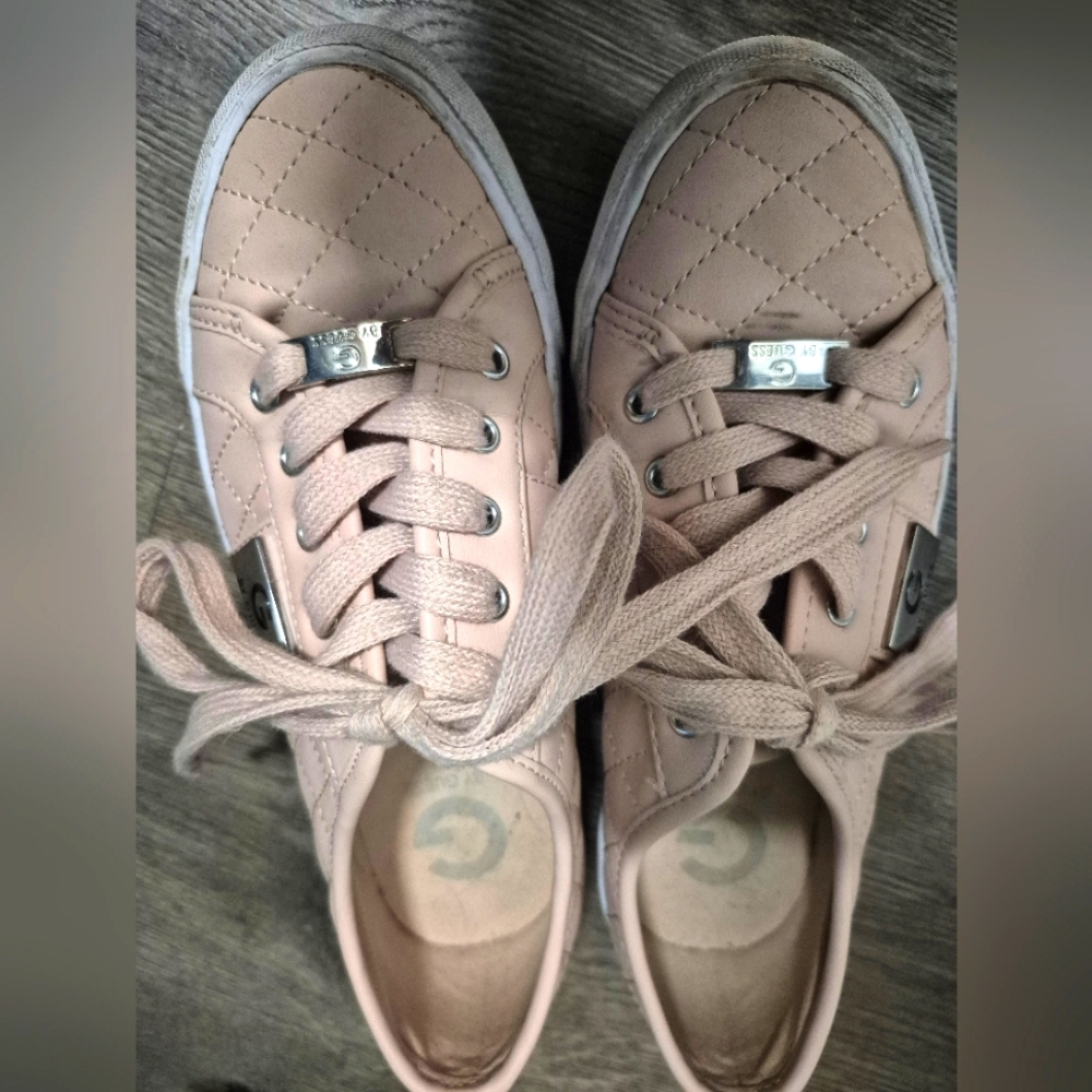 Women's Quilted Sneakers in Pink by Guess